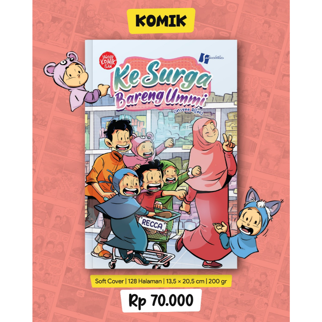 Komik  Ke Surga Bareng Ummi Insyaa Allah FULL COLOR Buku Anak Islam Original - Salsabila