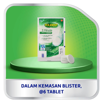 Polident Pembersih Gigi Palsu 30 Tablet