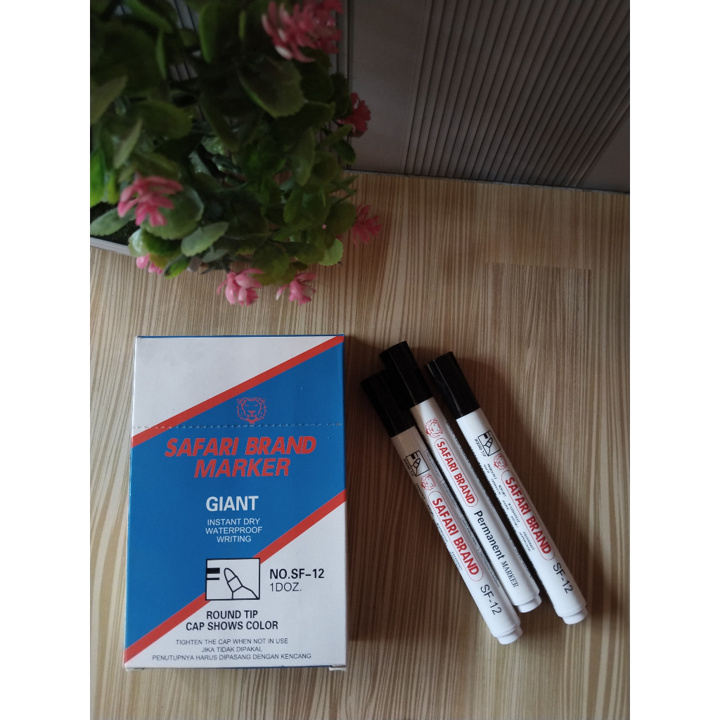 

NEW 3PCS SPIDOL SAFARI PERMANENT Safari Brand Marker SF-12