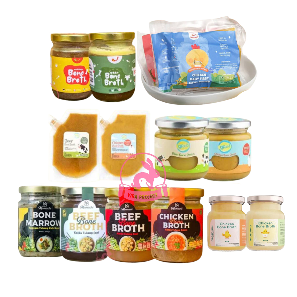 

MOMACHI GROUU MOMIKU BENOURISH CHICKEN BEEF FROZEN BONE BROTH/ KALDU MPASI ANAK