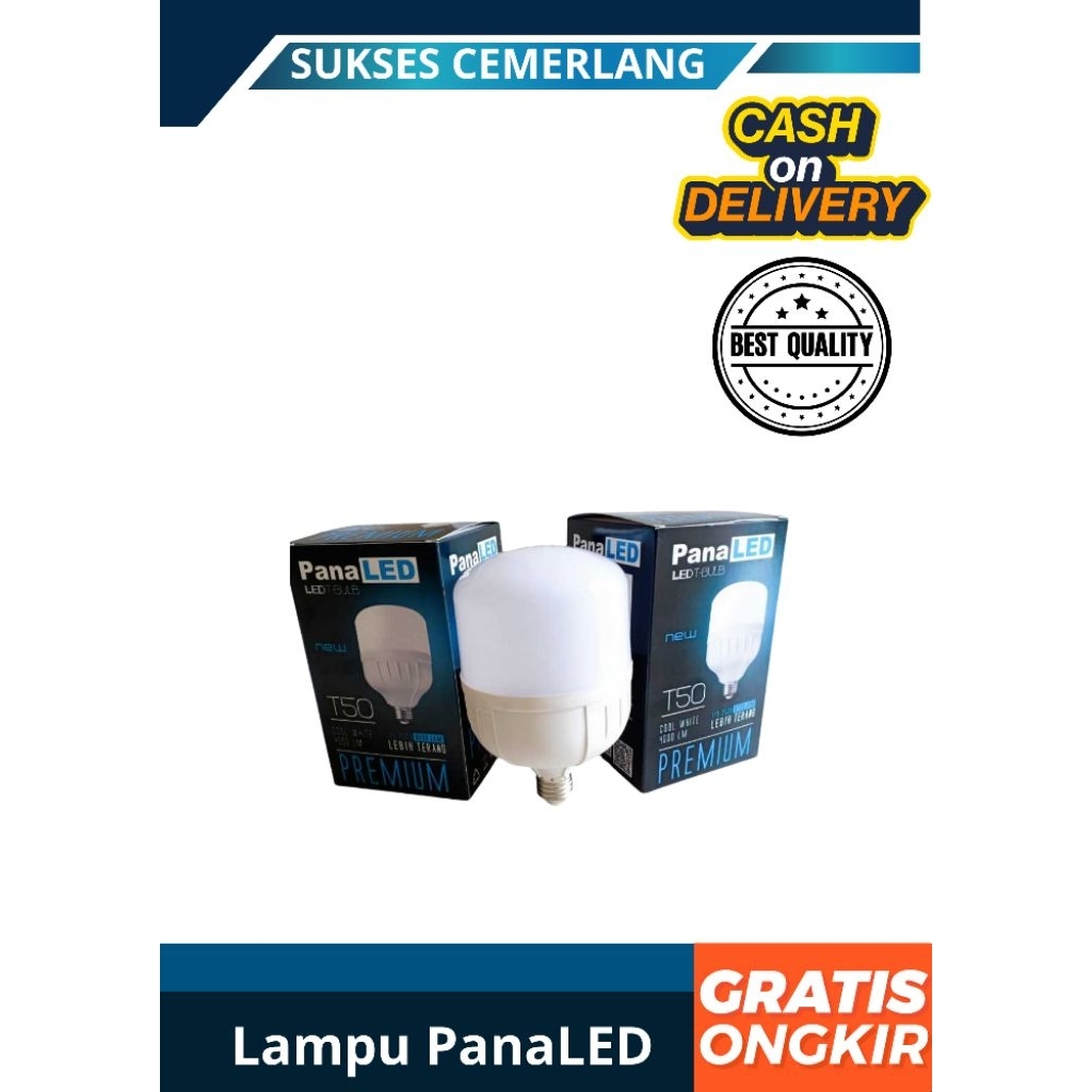 [1BOX] Panaled 50watt lampu 50watt terang lampu terang