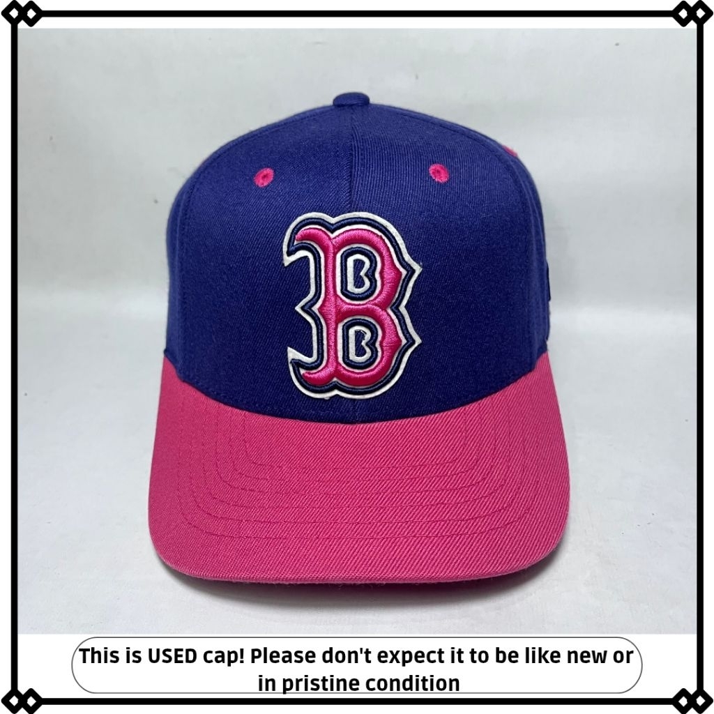 topi mlb boston redsox blockhead setelan original baseball unisex
