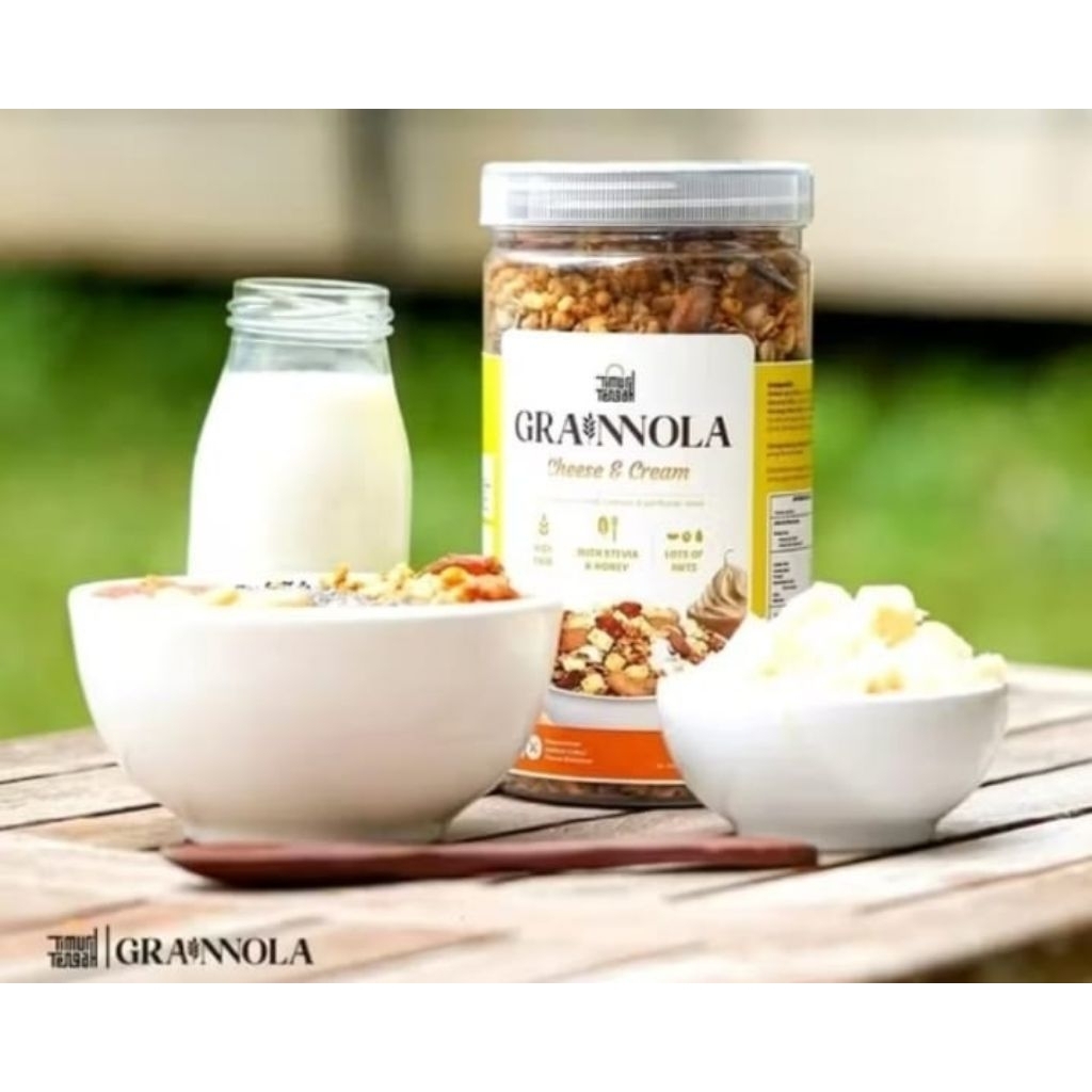 

Granola Timur Tengah CHESSEE AND CREAM| Sarapan Sehat Tinggi Serat Almond, Mete, Kurma