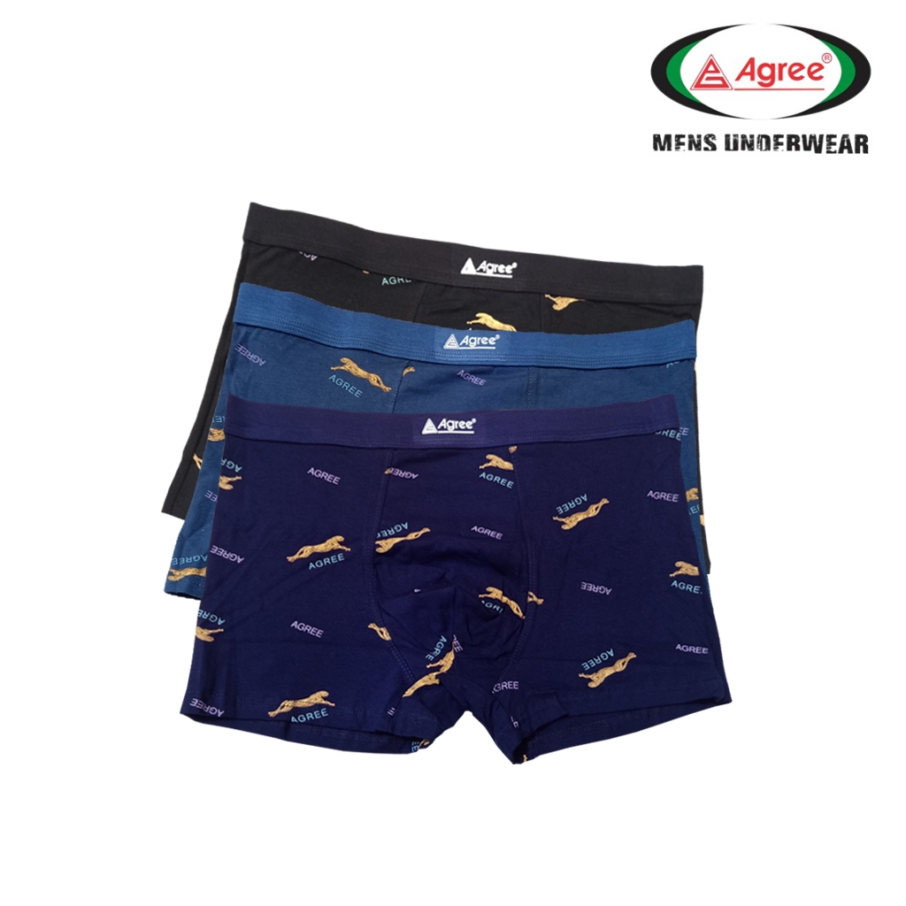 ( 3pc ) Boxer Agree Sport 1236 | Celana Dalam Boxer Pria Agree Sport | Agree Boxer Pria | CD Pria Ag
