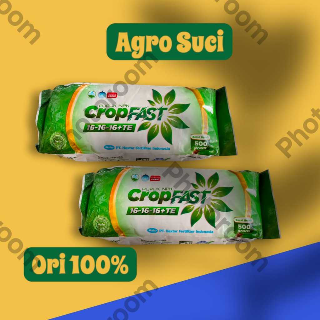 Pupuk Daun Cropfast Hijau NPK 16-16-16+TE - 500 Gram