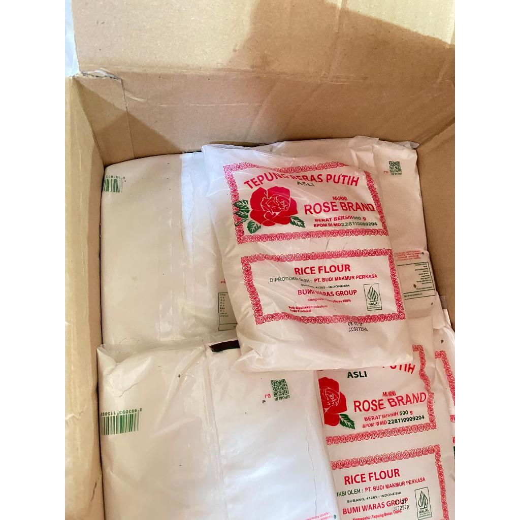 

[HARGA GROSIR] Tepung Beras Rose Brand 500 g -- Harga Termasuk 1kg (2 Bungkus)