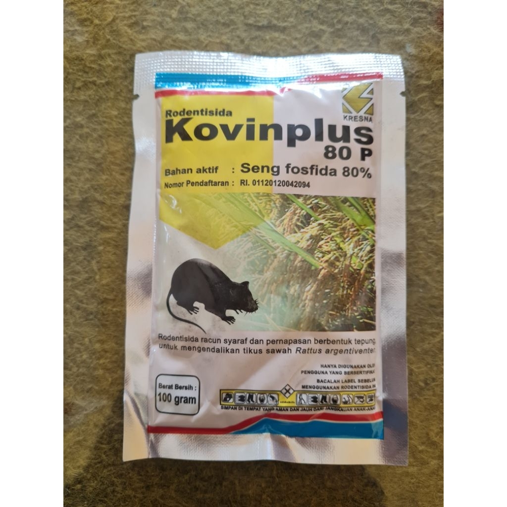 RODENTISIDA KOVINPLUS 100 GR