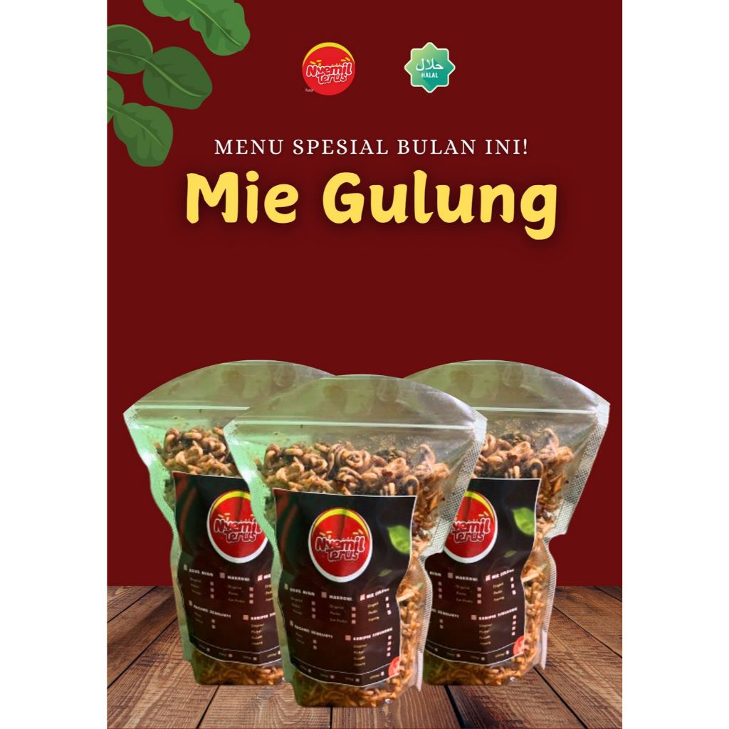 

mie gulung renyah mie gulung pedas mie gulung viral murah mie uwel gurih