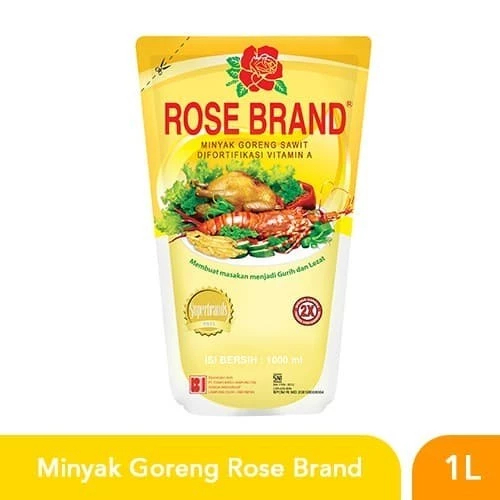 

Rose Brand Minyak Goreng 1L – Minyak Sawit Jernih, Masakan Gurih & Renyah