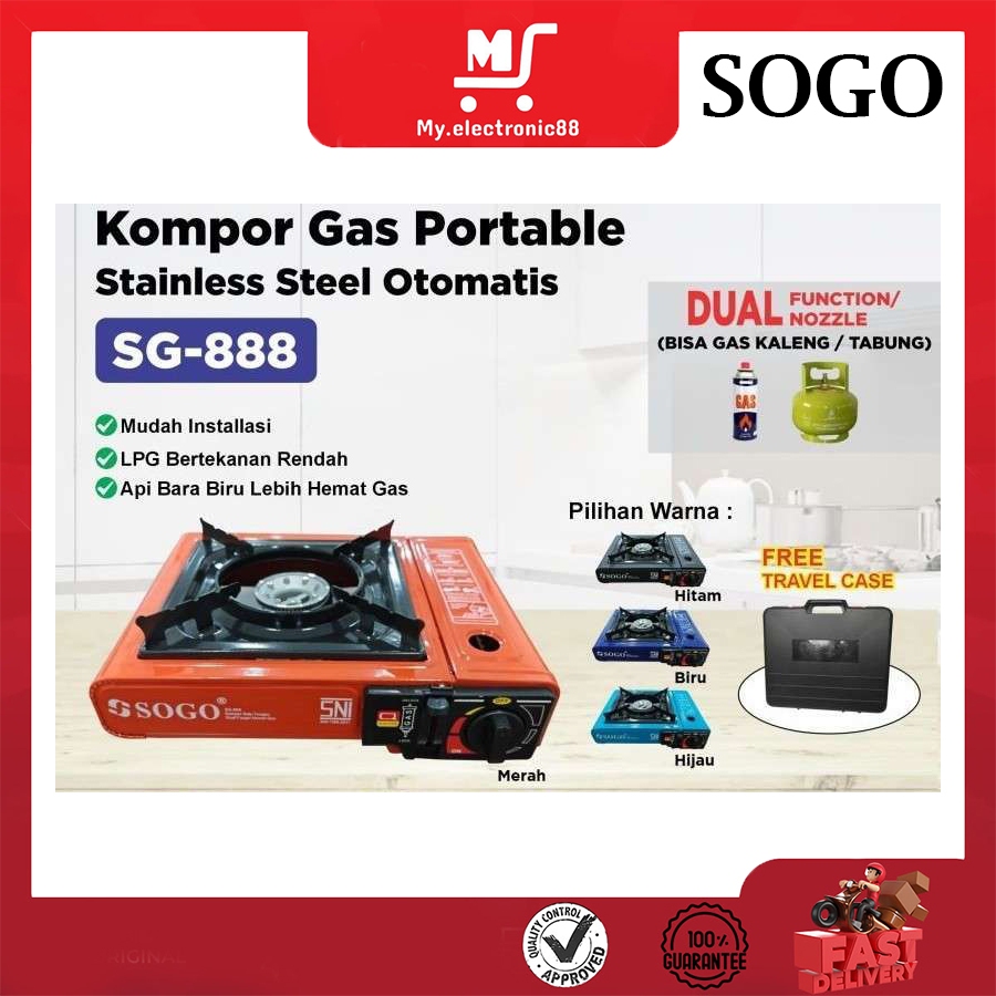 SOGO KOMPOR GAS PORTABLE  SG-888