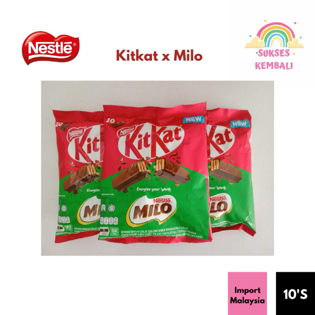 

Kitkat Milo Msia 10's (Expiry 16 November 2025)