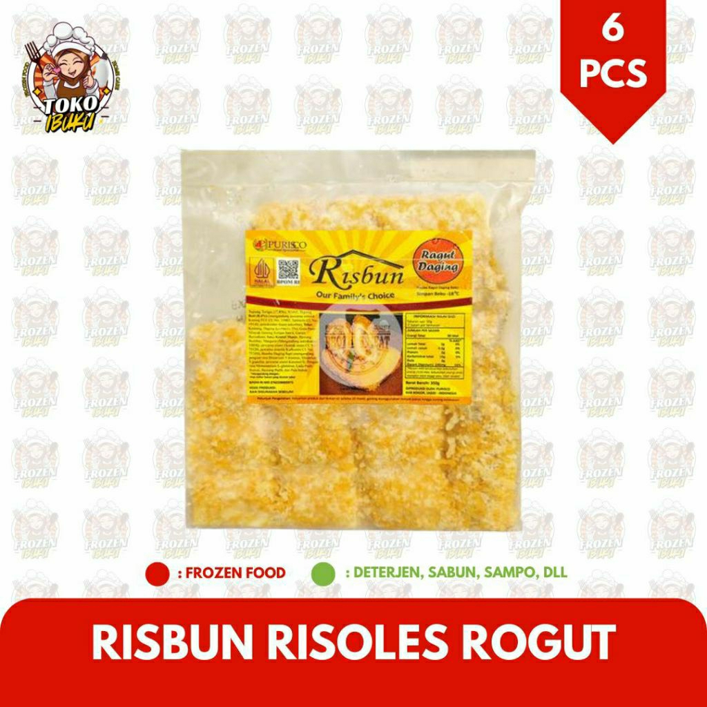 

Risbun Risoles Rogut isi 6 pcs