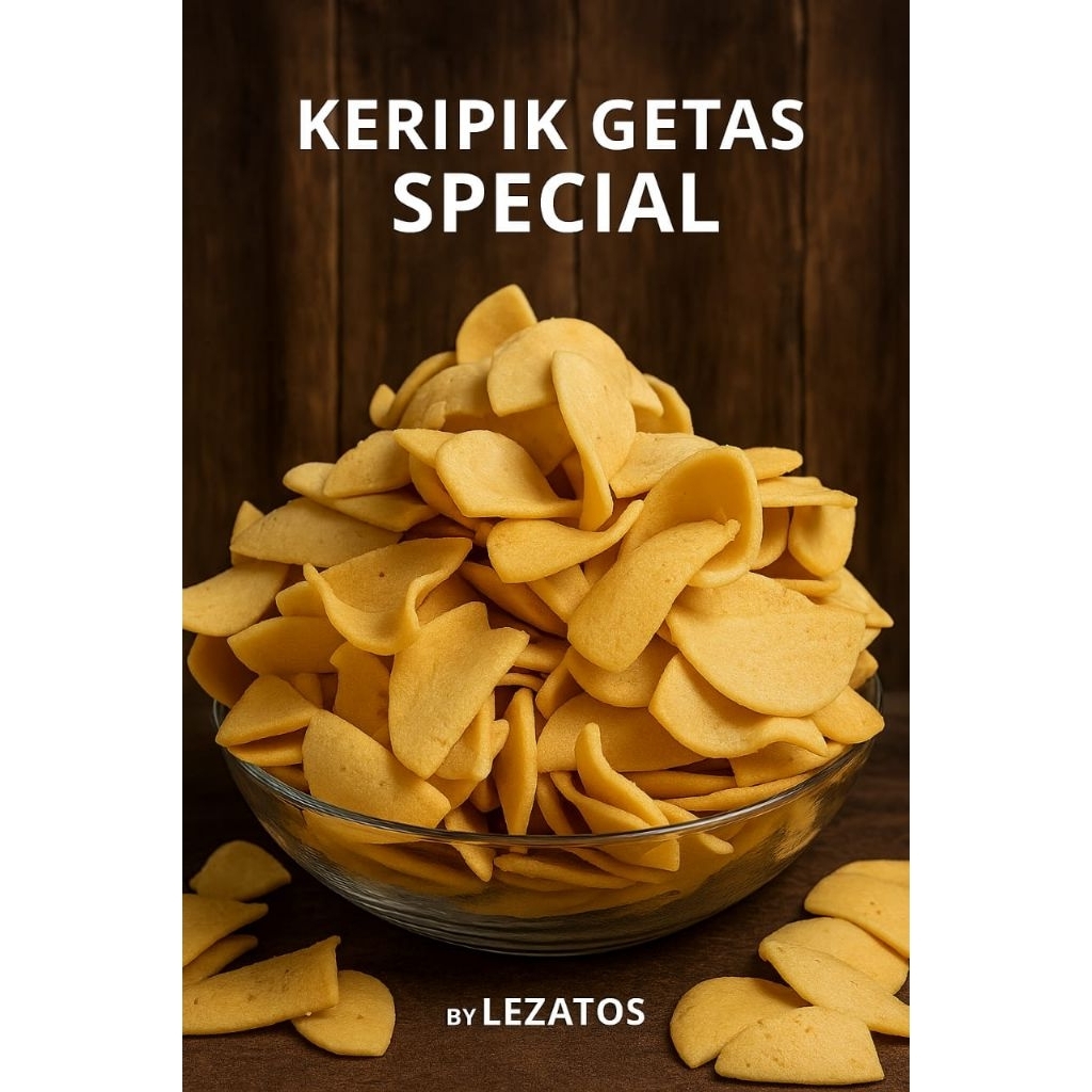 

Original keripik getas 250gr - jajanan camilan ringan, jajan kiloan, camilan gurih renyah / oleh-oleh khas gresik, keripik beras-singkong, snack-jajan lebaran
