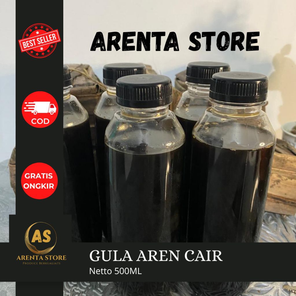 

ARENTA STORE - GULA AREN CAIR - GULA AREN ASLI TANPA CAMPURAN 500ML