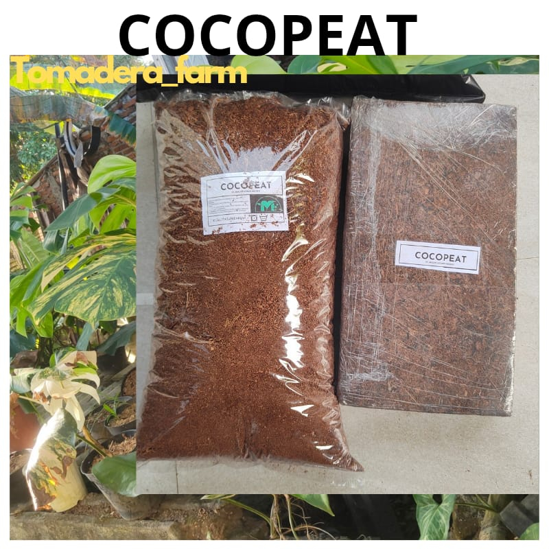 Cocopeat kemasan 5KG Media Tanam Organik, cocopit, serbuk kulit kelapa, Sabut Kelapa, | Untuk Tanama
