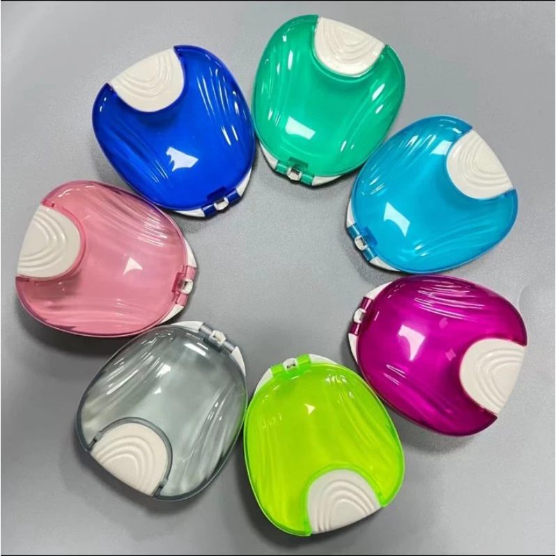 Kotak Aligner Motif KERANG / Box Dental Gigi Palsu/ Box Retainer / Aligner Box/ Kotak Retainer/ KOta