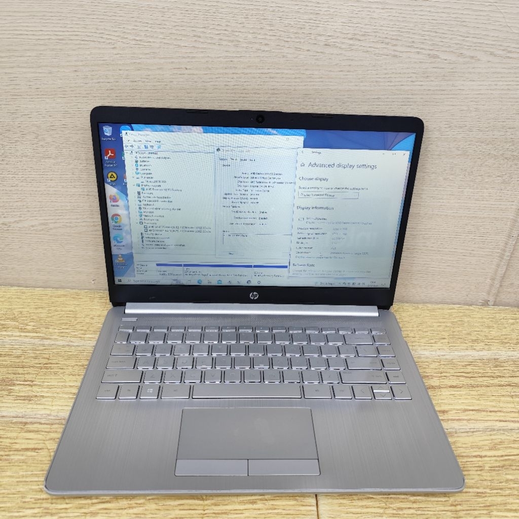 Laptop Second HP 14s-dk0073au Amd A4-9125 Ram 16gb Ssd 256gb Hd