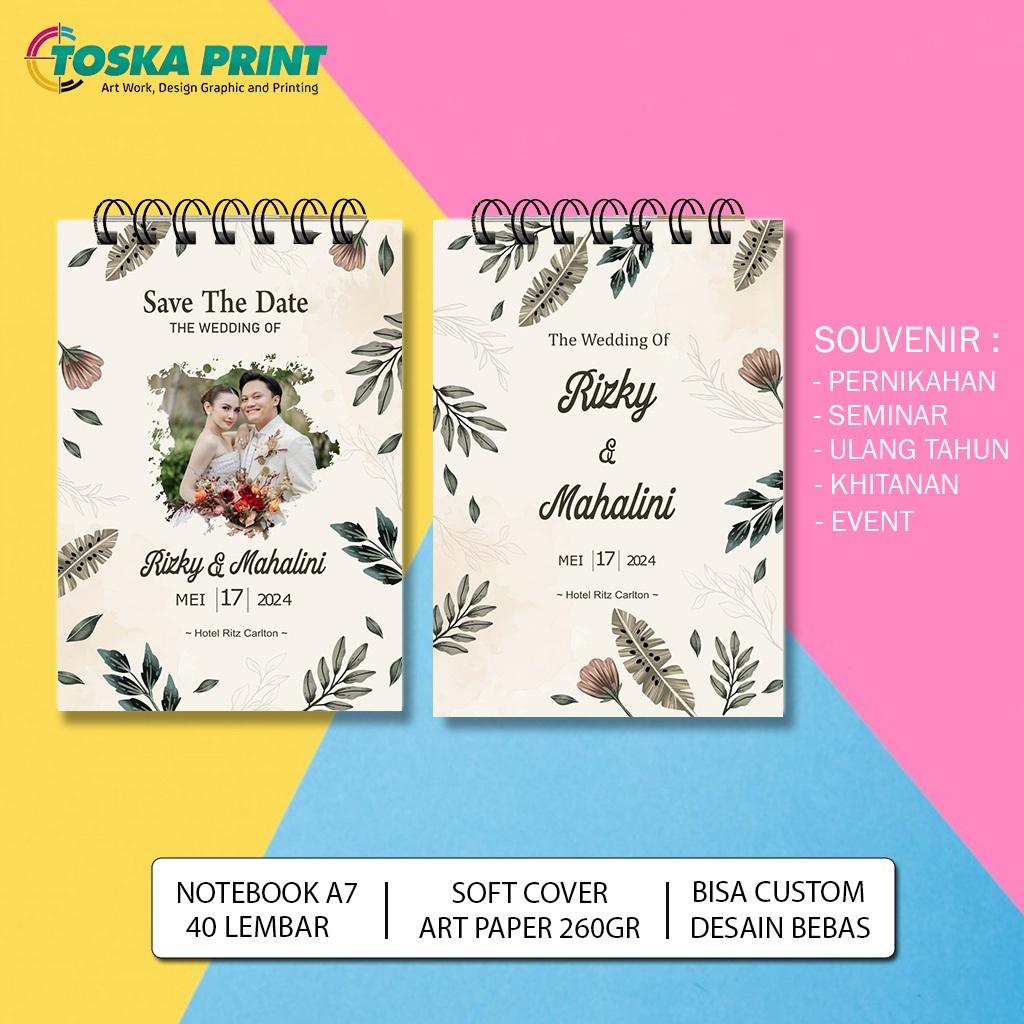 

Souvenir Notebook Pernikahan murah / Note Book / souvenir murah cepat /souvenir nikah