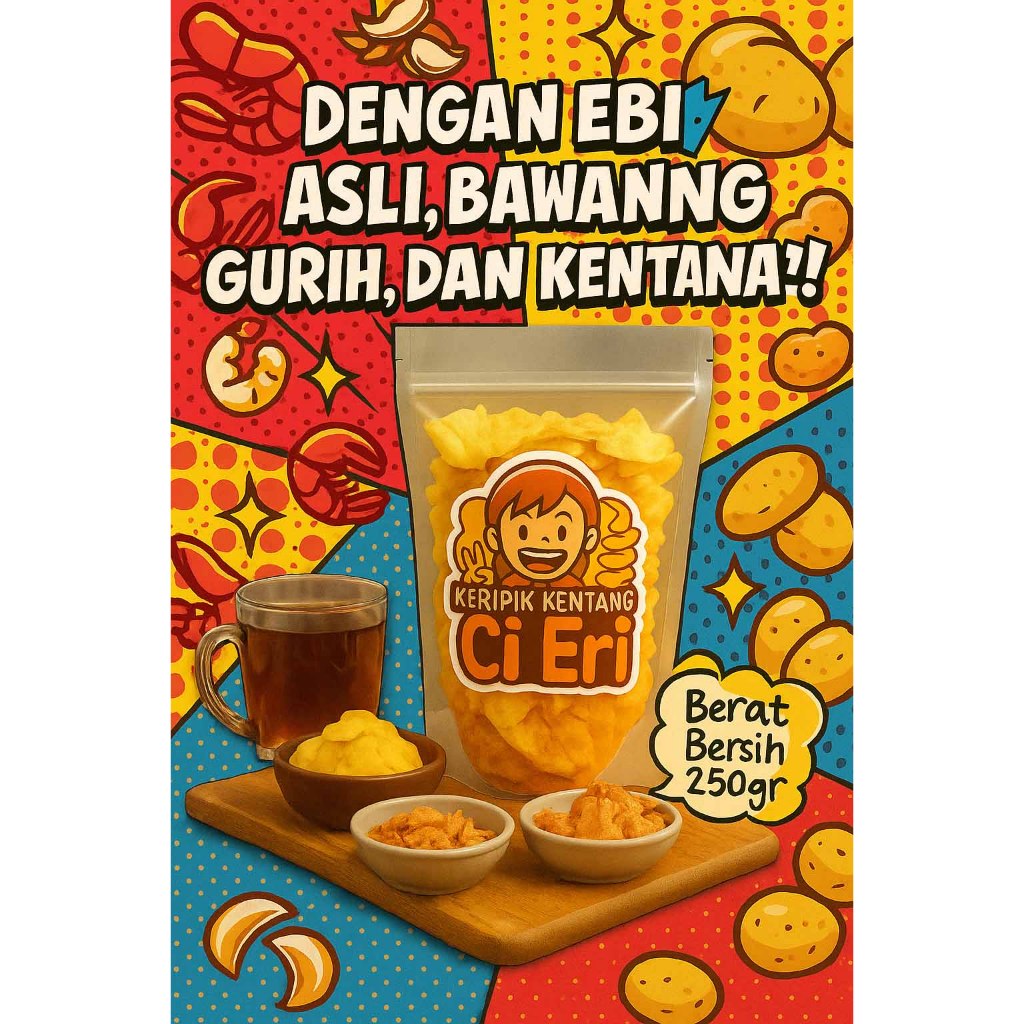 

Keripik Kentang Ebi Asli – Gurih Wangi & Renyah