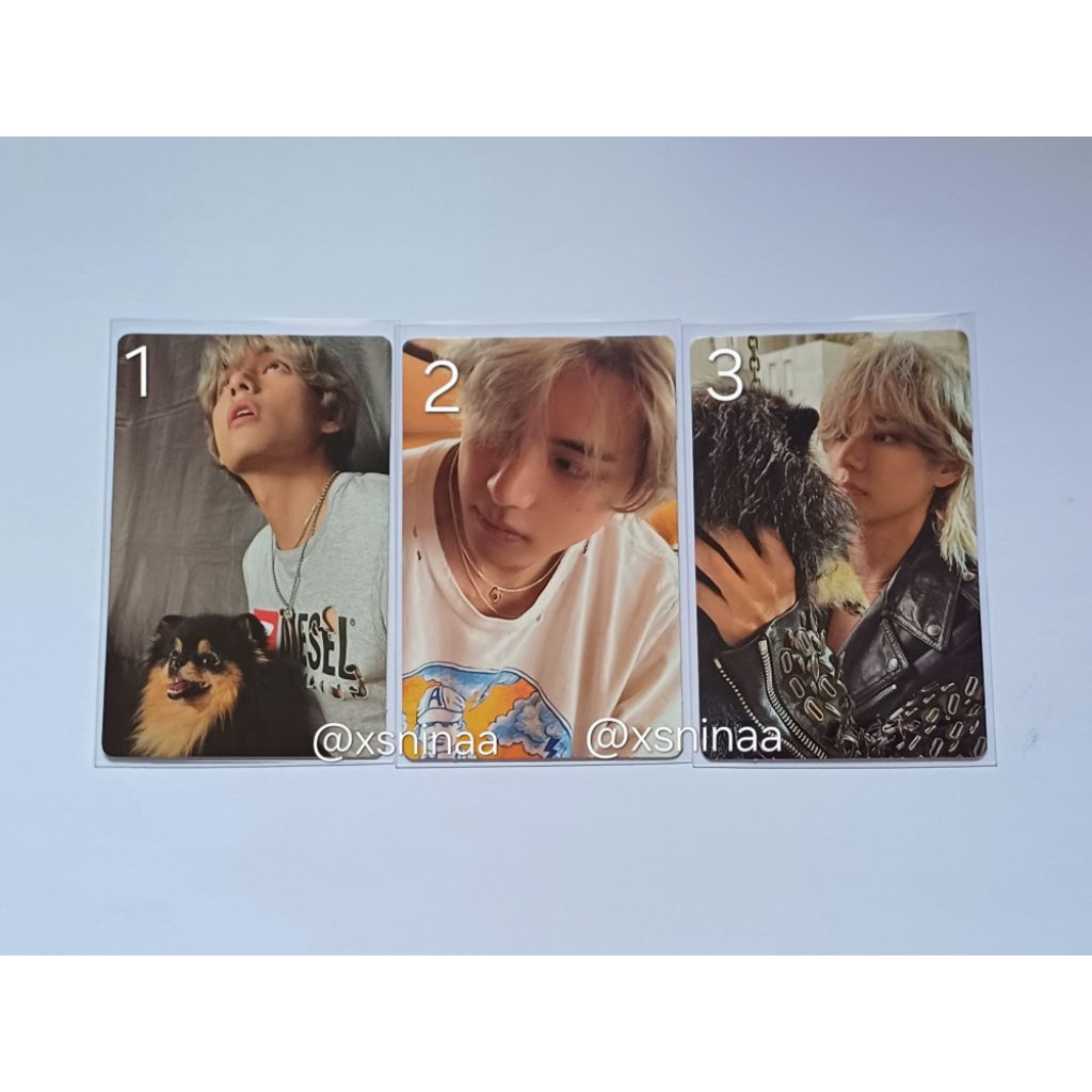 BTS Photocard pc Taehyung album Layover