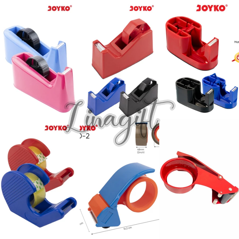 

JOYKO - TAPE CUTTER / DISPENSER PEMOTONG PEREKAT SELOTIP PORTABLE MINI