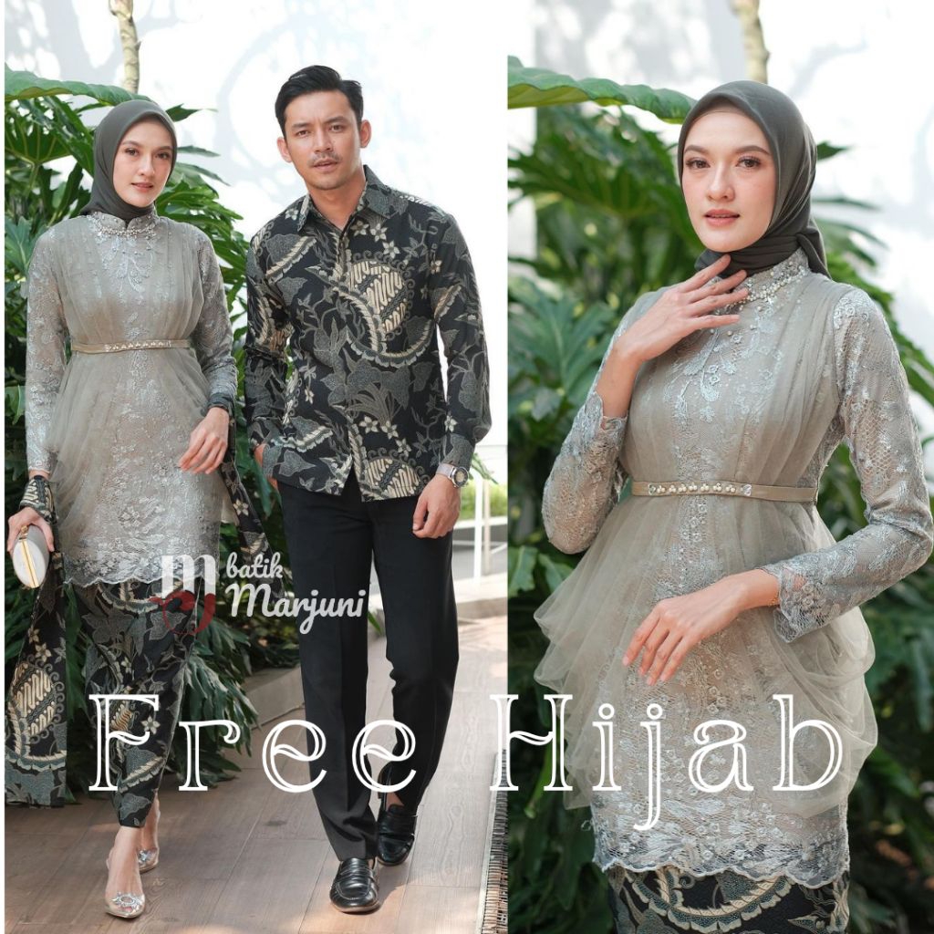 Set Couple Madina Sage - Kebaya modern kebaya wisuda kebaya tunangan kebaya lamaran