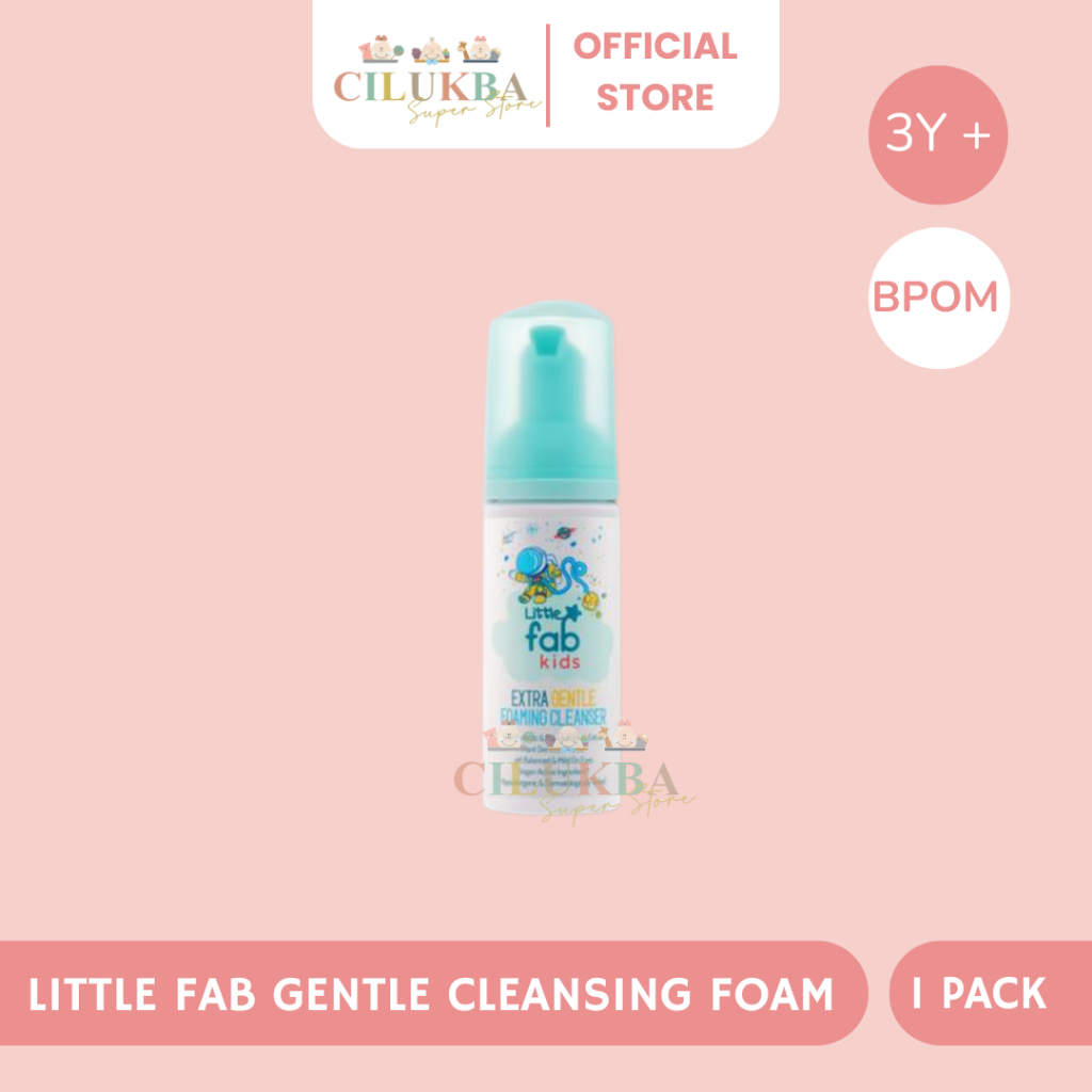LITTLE FAB KIDS EXTRA GENTLE FOAMING CLEANSER | SABUN CUCI MUKA ANAK | SABUN MUKA ANAK | PEMBERSIH W