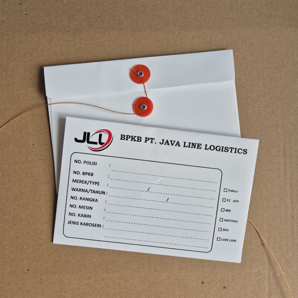 

Amplop BPKB Landscape Ukuran 20x13,5 cm