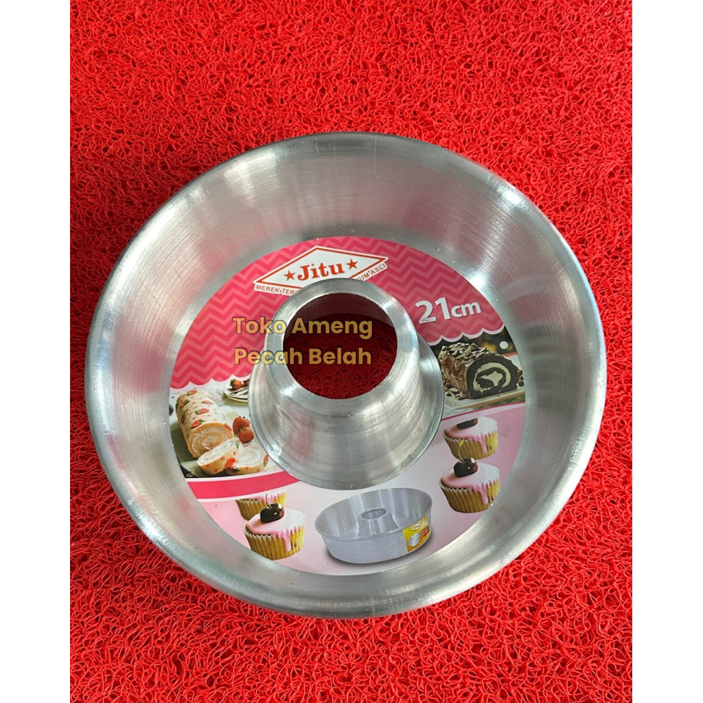 LOYANG BOLU PANGGANG PREMIUM MERK JITU 21CM | LOYANG CETAKAN BOLU