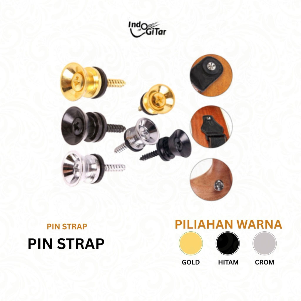 PIN SABUK GITAR Pin Strap Gitar