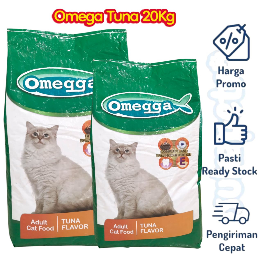 ekspedisi Makanan Kucing Omega TUNA 20kg omega tuna cat food 20kg