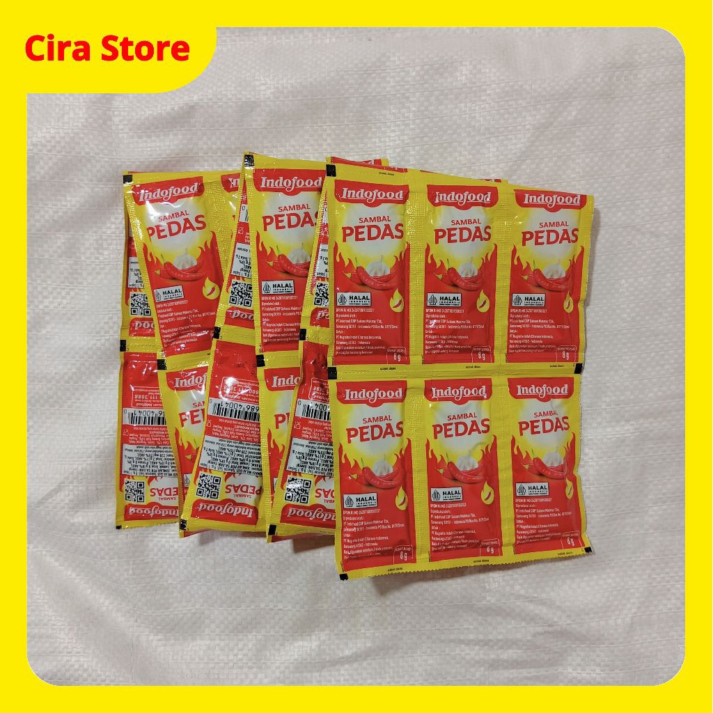 

Indofood Saos Cabe Saset Sambal Pedas 1 pack