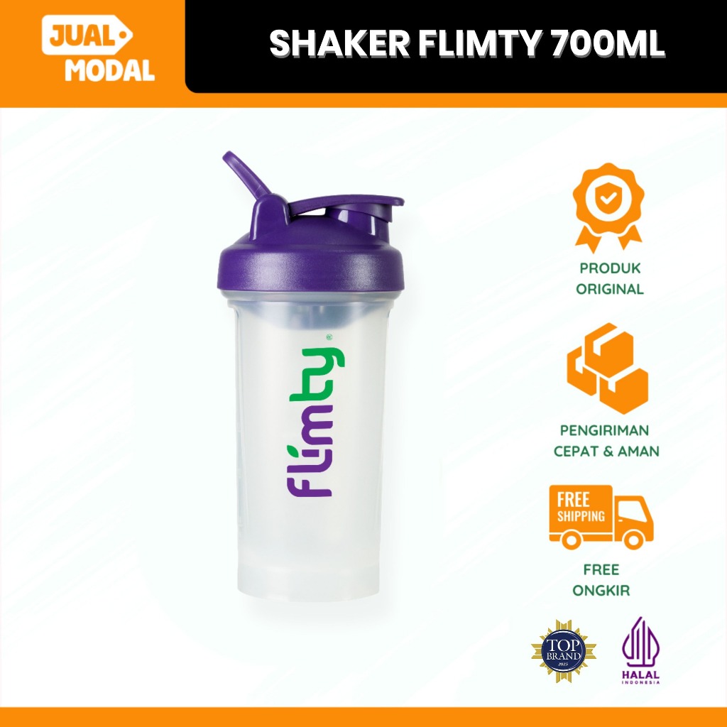 Shaker Flimty (700 ml) Original 100% - Botol Minum Flimty Flimeal
