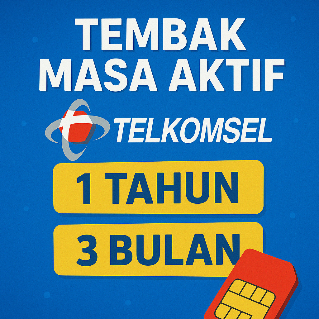 Masa Aktif Telkomsel/Tsel 1 tahun