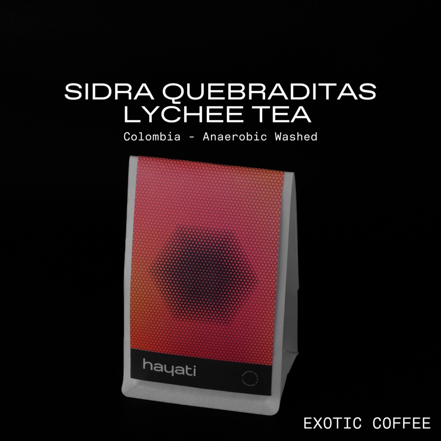 

SIDRA QUEBRADITAS LYCHEE TEA l COLOMBIA l ANAEROBIC WASHED l EXOTIC COFFEE