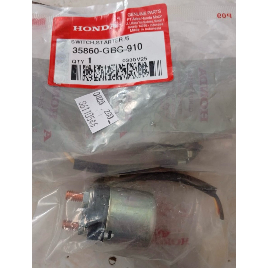 35860-GBG-910 Switch Relay Stater Bendik Grand Supra X Prima Supra Fit Lama Fit New Revo 100 Origina