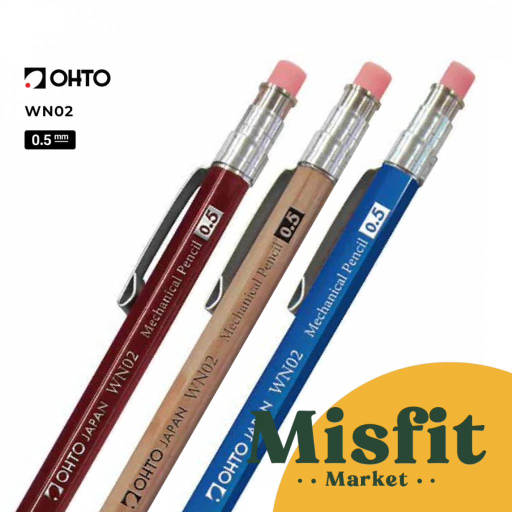 

OHTO WN02 Mechanical Pencil 0.5 mm APS-350ES Pensil Mekanik Cetek Gambar
