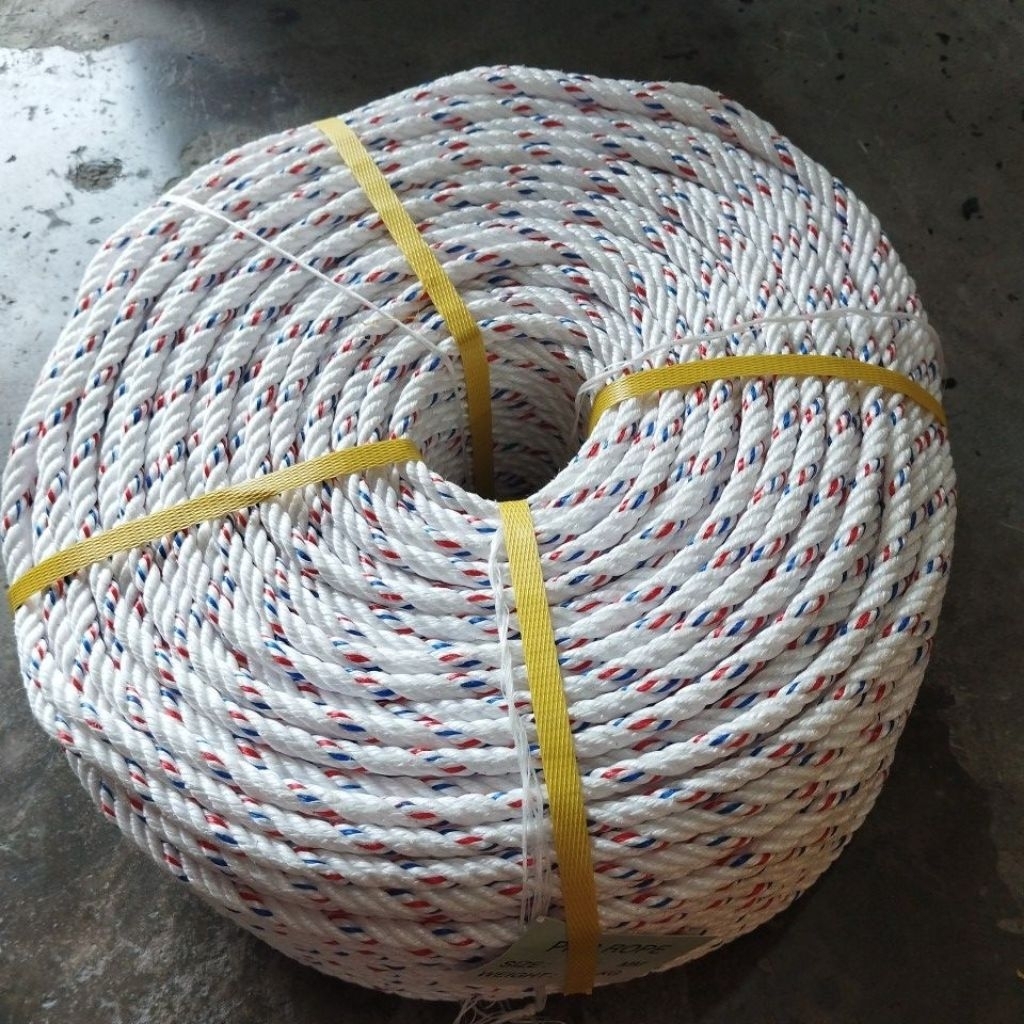 

Tali nillon putih 10mm (1 roll) / Tali tambang putih / Tali ikat