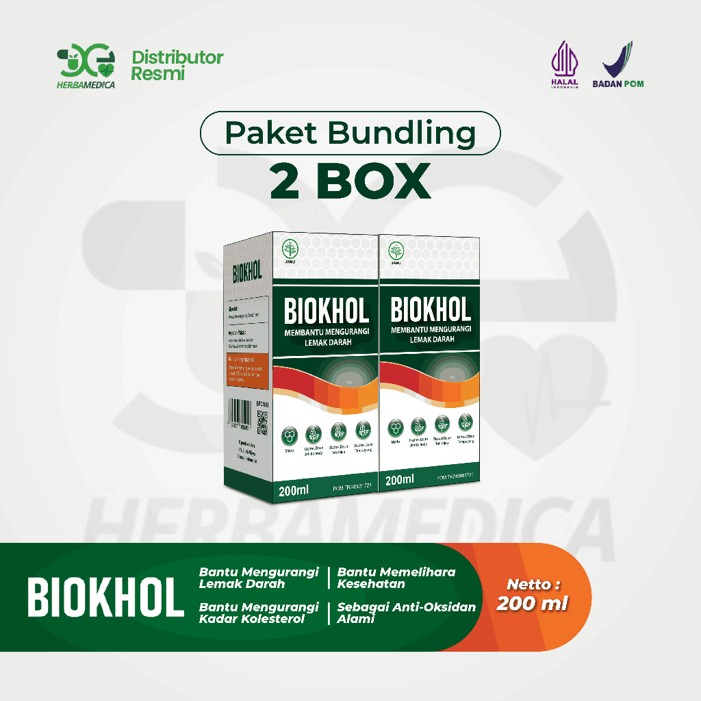

2 Box Biokhol Madu Berkhasiat Mengurangi Lemak Darah Trigliserida Kolesterol Jantung Imunitas Tubuh