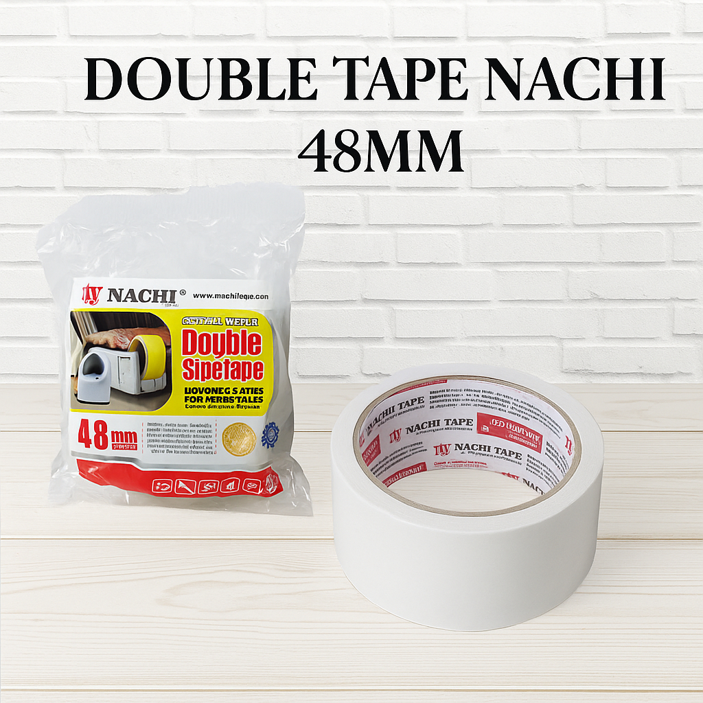 

DOUBLE TAPE 48MM Nachi Lakban Selotip Plakban Isolasi 48mm Solasi 2 Inchi Stationery Murah