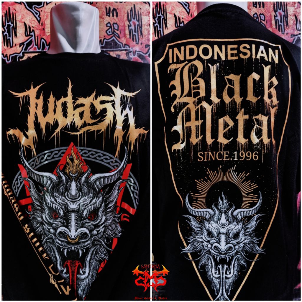 T- shirt longsleeve judash black metal Indonesia. official merchandise