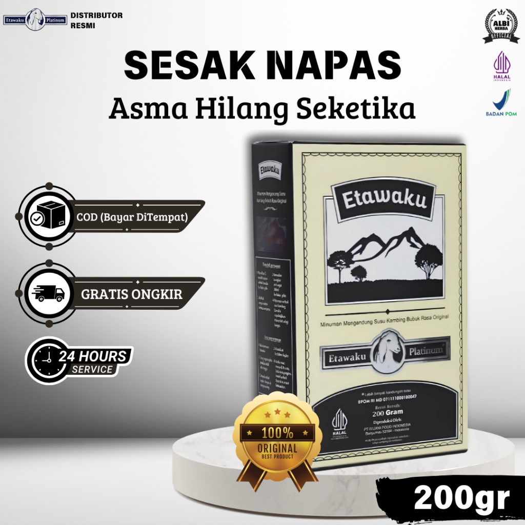 

ETAWAKU ORIGINAL - Sesak Napas Hilang Seketika Legakan Pernapasan Bebaskan Asma Nyeri Dada Batuk