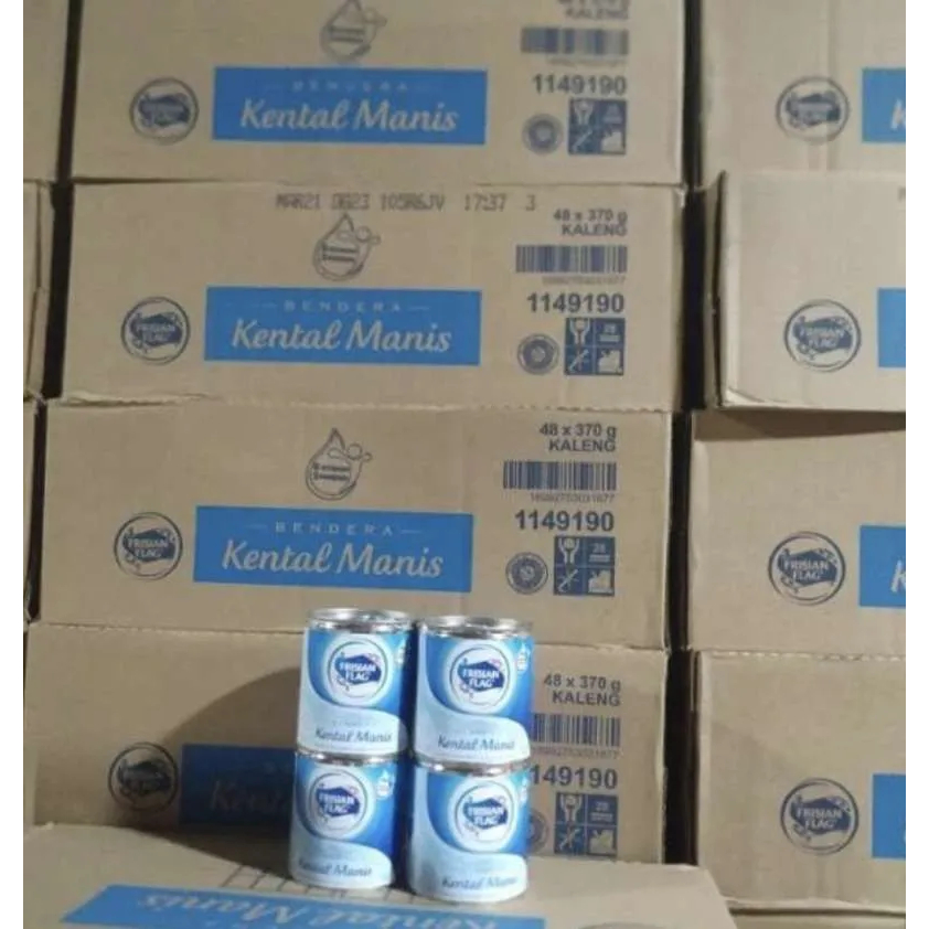 susu frisian flag kaleng 307 gram 1 dus