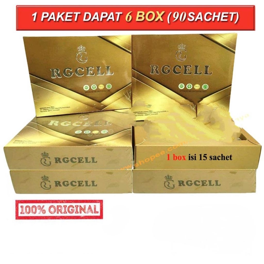 Paket 6 Box RG Cell Original Peptide
