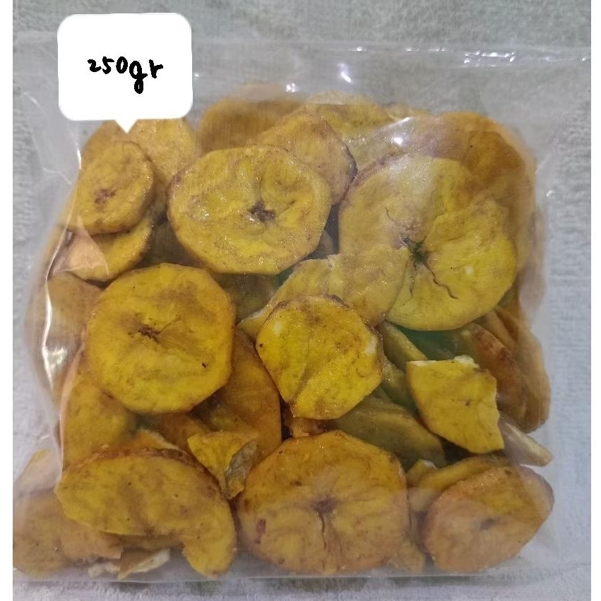 

Camilan keripik pisang manis gurih renyah 250gram