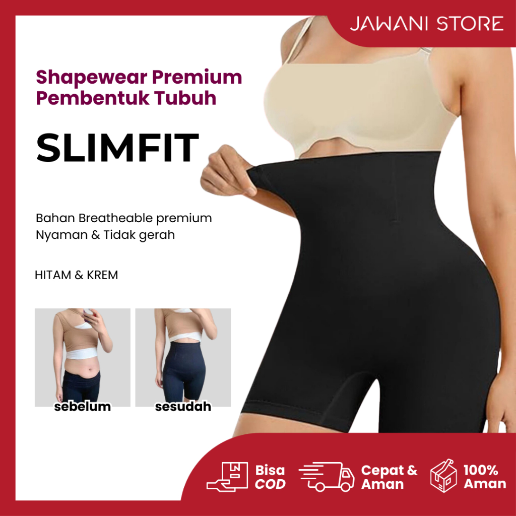 [ 𝐓𝐄𝐑𝐋𝐀𝐑𝐈𝐒 ] SLIMFIT Korset Pelangsing Perut Bagian Bawah Corset Wanita