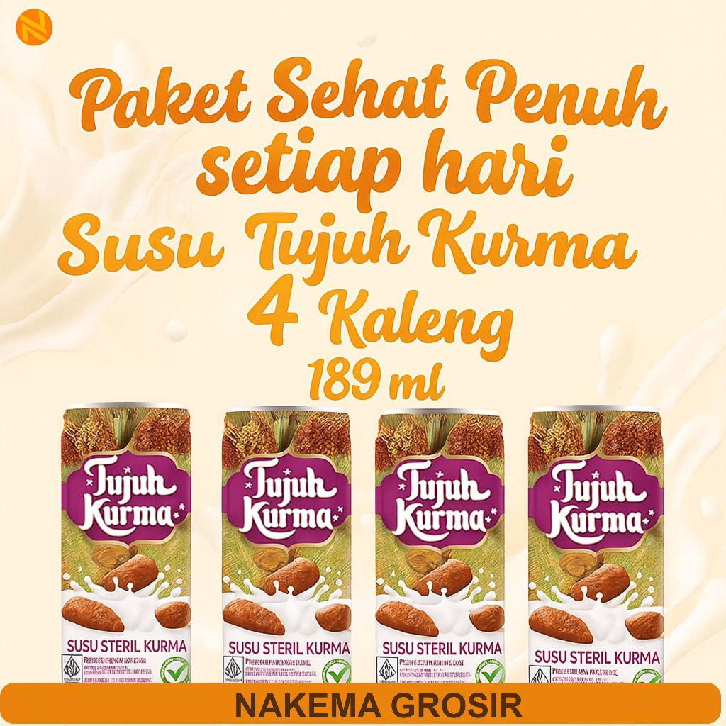 

PAKET HEMAT SUSU TUJUH KURMA 4 PCS 189 ML-PROMO MURAH