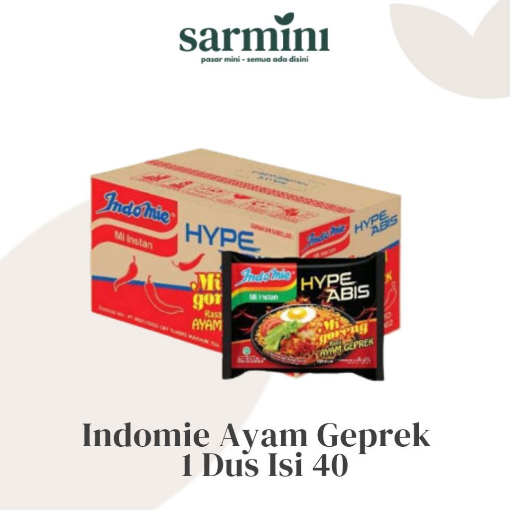

Indomie Ayam Geprek 85g 1 Dus Isi 40