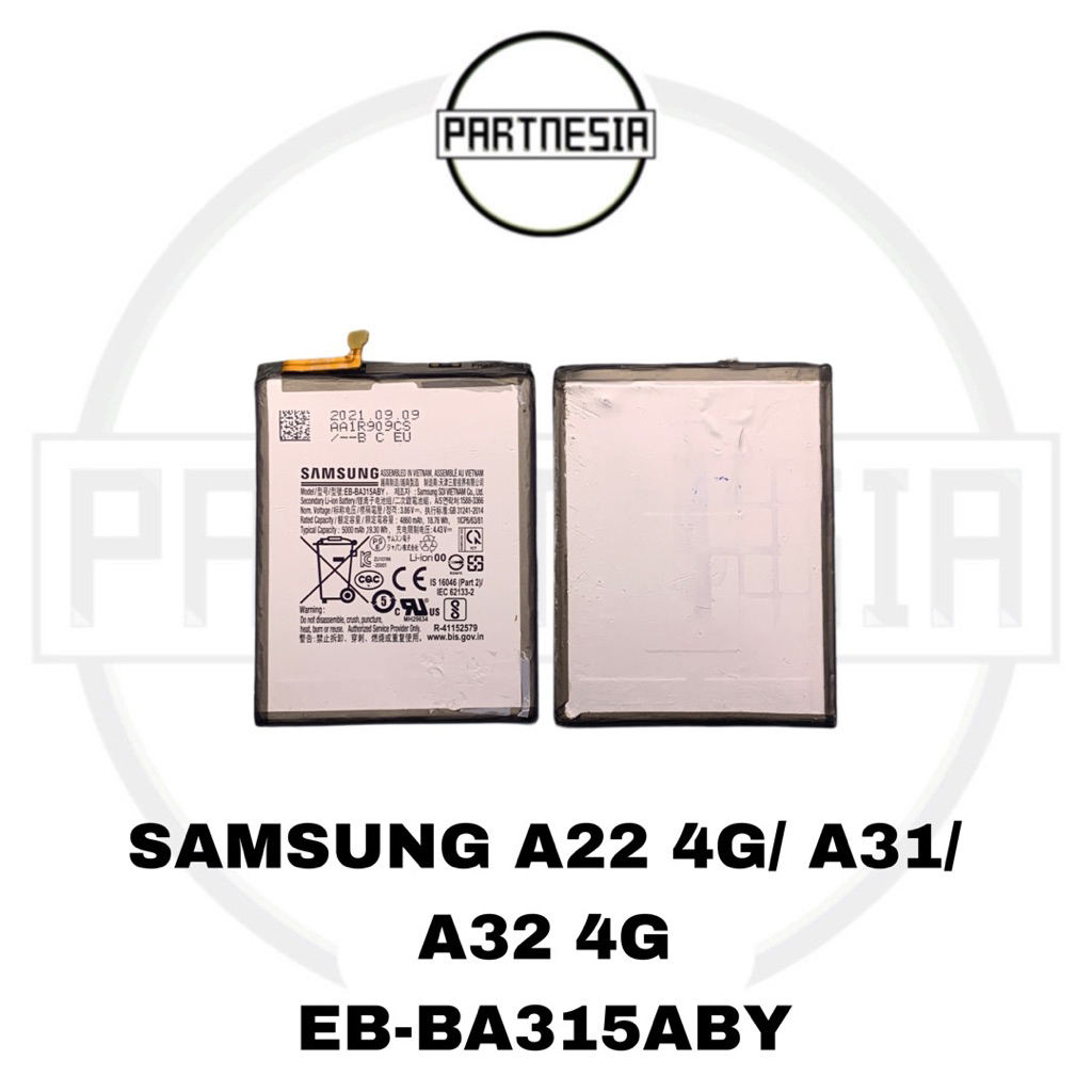 

BATRE BATERAI BATTERY EB-BA315ABY SAMSUNG A31 / A32 4G/ A22 4G ORIGINAL COPOTAN