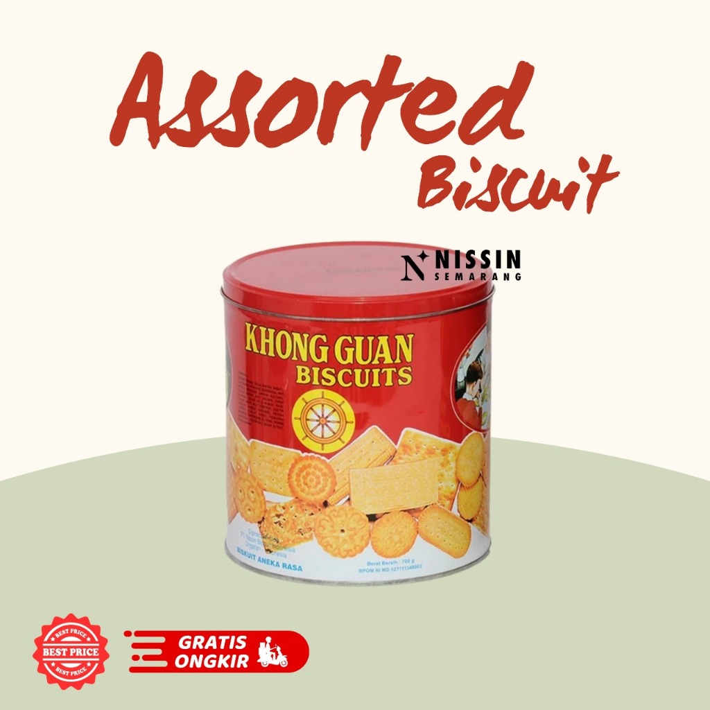 

Khong Guan Assorted Biscuit Red Mini 650 gr Assorted Red Mini Kaleng Bulat